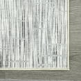 thumbnail image 3 of CAROMIO 5' x 7' Striped Geometric Living Room Area Rug Indoor Washable Rug Non-Slip Modern Abstract Dining Room Rug, Gray, 3 of 5