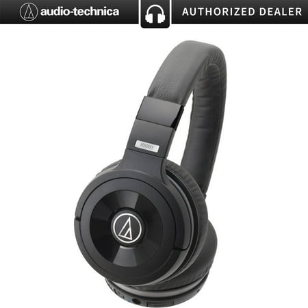 Audio-Technica ATH-WS99BT Solid Bass Wireless Headphones w/ Built-in (Best Audio Technica Headphones For Bass)