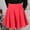 Red 1, variant on Skirts for Women Skirt Half Length Women Fashion Casual Short Style Solid Glare Sun Pleated Skirt All-Season Wardrobe for Everyday Wear Red 2 M