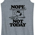 thumbnail image 3 of Peanuts - Joe Cool Nope Not Today - Women's Racerback Tank Top, 3 of 6
