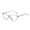Grey, variant on Blue Light Blocking Glasses Unisex Clear View Kitty Eye Shape Frame Strong Hinge Smooth Transparent with Rim Eye Protection Clear Bluelight Glasses Spectacles