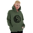thumbnail image 5 of Floral Yin Yang Symbolic Spiritual Hoodie Sweatshirt Women Brisco Brands L, 5 of 6