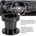 thumbnail image 2 of ZOUSSIQI 3inch Universal Car Aluminium Steering Wheel Hub Spacer Steering Adapter Kit (Black) CA919-15744, 2 of 9