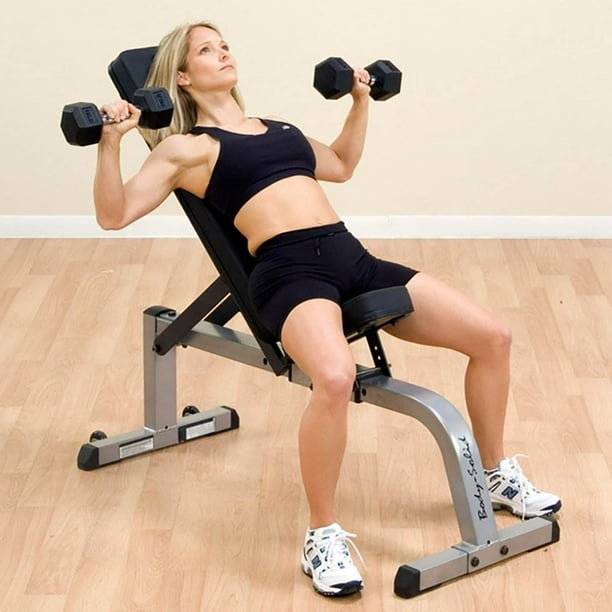 Body Solid Fitness Adjustable Flat Incline Upper Body Core Workout Bench Press Walmart