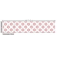 thumbnail image 3 of Abstract Fabric by the Yard, Geometric Pattern with Repeating Big and Small Circles on White Backdrop, Upholstery Fabric for Dining Chairs Home Decor Accents, Pale Pink and Grey by Ambesonne, 3 of 5