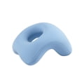 thumbnail image 1 of Almohada para la siesta en el escritorio, almohada para la hora del almuerzo, almohada de soporte para el cuello con bolsa de almacenamiento azul, 1 of 9