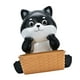 thumbnail image 1 of Caja de almacenamiento de estatua de decoración de perro de resina, estatuilla de Animal, joyería, pendientes, llavero para comedor, decoración de Negro Sunnimix cuenco de estatua, 1 of 8