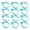Blue, variant on TERGAYEE 12 Pcs Pastry Bag Ties,Silicone Icing Bag Ties,Reusable Piping Bag Ties Decoration Bag Cake and Pastry Supplies Clips for Cupcakes Cookies and Pastry Seal