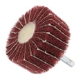 thumbnail image 1 of Rueda abrasiva de láminas no tejidas con vástago de 6 mm, herramientas de pulido para bruñido 50 x 25 x 6 mm de grano rojo, 1 of 8