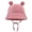 Pink, variant on Baby Boy Girl Sun Hat Rabbit Ears Bucket Hat â Simple Solid Color Soft Skin-Friendly Protective Cap, Summer Essentials for 6-12 Months Beach & Outdoor Activities