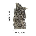 thumbnail image 2 of FOMIYES 3Pcs Grey Cupronickel Fish Pendant Charm Vintage Design for Lanyard Jewelry Making, 2 of 7