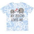 thumbnail image 3 of Inktastic My Auntie Loves Me Boys or Girls Toddler T-Shirt, 3 of 5