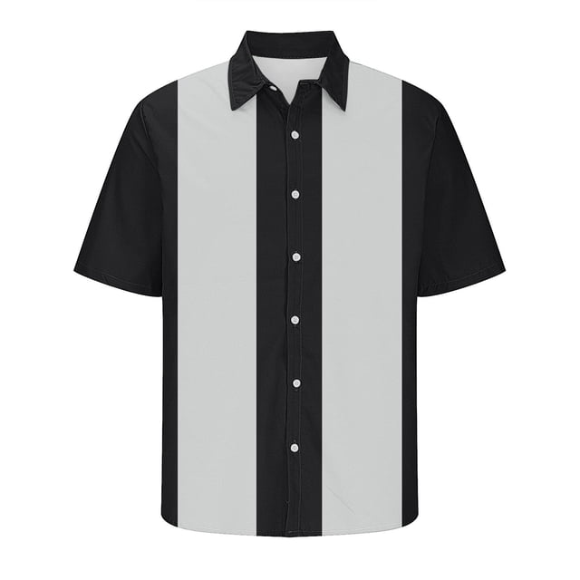 Camisa Hawaiana para Hombres Imprimir Manga Corta Divertida Tropical Casual Camisa de Playa, Botón Hawaiano para Hombres