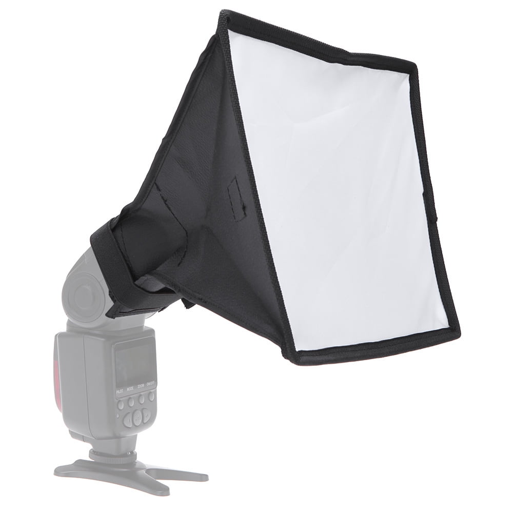 Camera Flash Diffuser Foldable Speedlight Softbox Reflective Cover Flash Diffuser Kits with Carrying Bag Perfect for Photographers