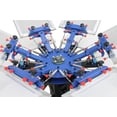 thumbnail image 4 of INTBUYING 6 Color 6 Station Screen Printing Machine Shirt Press Adjustable Screen Printer, 4 of 6