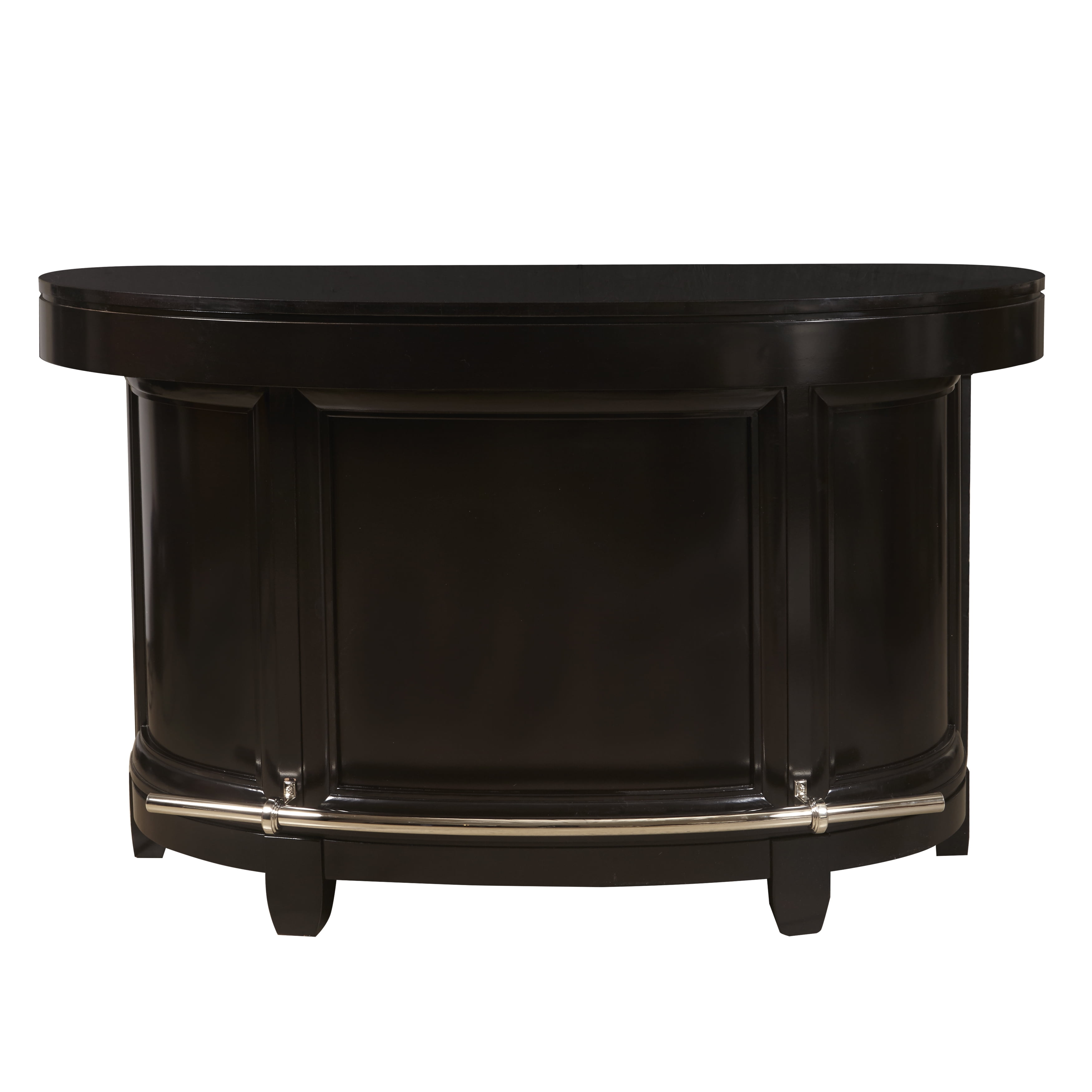 Home Meridian Accent Bar with Locking in Brown