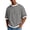 Gray #1, variant on LNZGNM Mens Waffle Short Sleeve T Shirt Big and Tall Loose Crewneck Shirt Athletic Lightweight Color Block T-Shirts Spring Basic Top,Light Green 3XL