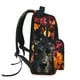 thumbnail image 3 of Disketp Colorful Floral Black Dog Mochila Estampada para Hombre y Mujer – Mochila Ligera Clásica con Múltiples Bolsillos para Universidad, Trabajo y Viajes-One Size, 3 of 5
