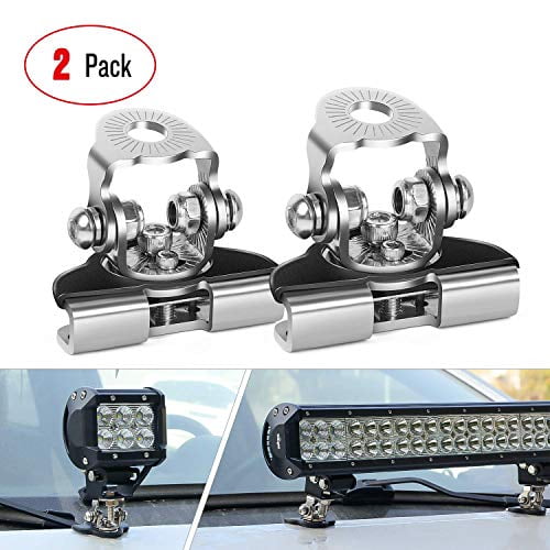 LED Light Bar Mounting Bracket, Nilight 2PCS Universal Adjustable