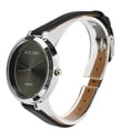 thumbnail image 2 of O.T.SEA Brand Women Thin Band Large Face Fashion Dress Silvve Tone Watch-382, 2 of 3