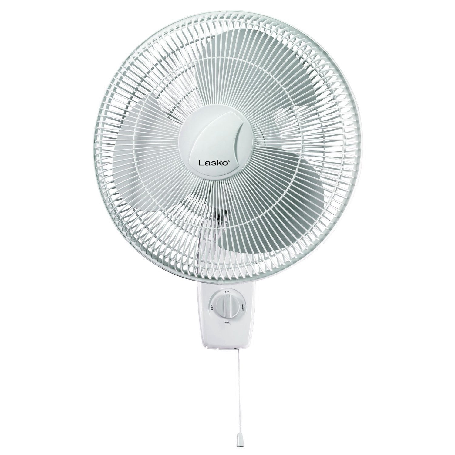 Lasko 16 Oscillating Wall Mount 3 Sd Fan Model 3016 White