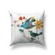 thumbnail image 3 of Juego de 4 Piezas Funda de Cojín 45 x 45 cm Funda de Almohada para Sofá Hogar Sala de Estar Dormitorio Decoración, Patrón de Plantas y Flores de Pájaros, 3 of 5
