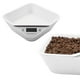 thumbnail image 3 of FELTECHELECTR Báscula electrónica LCD de 5000 g/1 g con recipiente incorporado, para alimentos, dieta, cocina, herramientas de cocina (blanca), 3 of 6