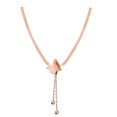 thumbnail image 1 of Collier pour Femmes Mode Design Spécial Diamant Acier Titane Brillant Collier Clavicule Collier Croisé, 1 of 5