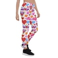 thumbnail image 5 of Heart Pattern Leggings Size: L for Women | FIERCEPULSE, 5 of 8