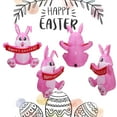 thumbnail image 3 of Inflatable Bunny Easter Outdoor Decoration, Blow Up Inflated Rabbit with LED Lights, Party Inflatable Bunny Spring Holiday Decor for Garden Lawn Patio, 3 of 6