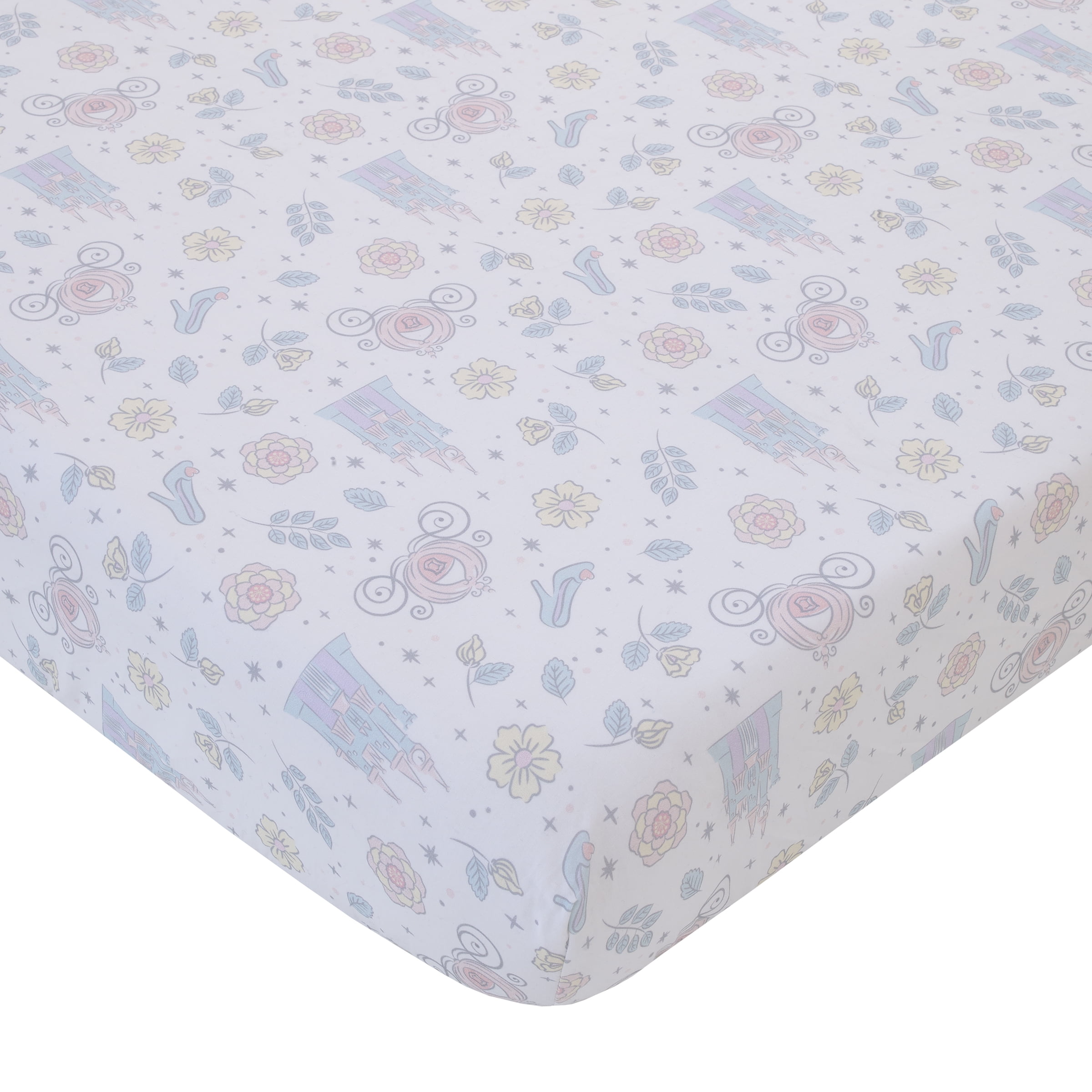 Disney Sweet Princess Cinderella 3 Piece Crib Bedding Set