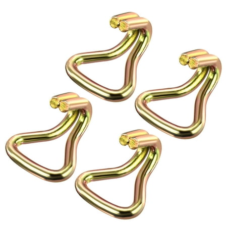 

Uxcell 50mm Pack of 4 Double J Strap Hooks High Load