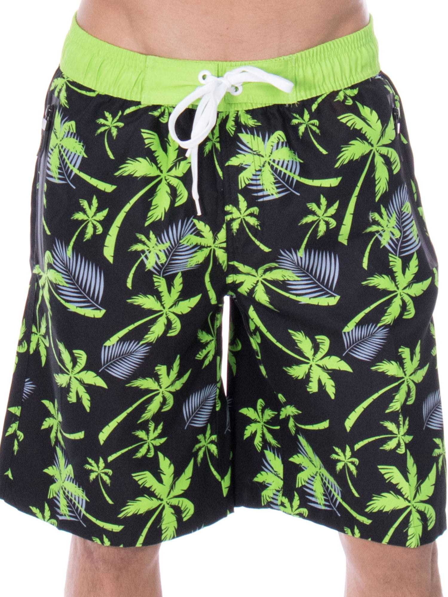 Men's Swim Trunks Mesh Lining Beachwear Board Shorts with Pockets,Large ...