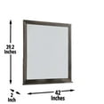 thumbnail image 2 of Steve Silver Broomfield Walnut Engineered Wood 6-drawer Dresser and Mirror, 2 of 7