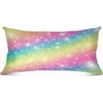 thumbnail image 2 of Coolnut Galaxy Fantasy Beautiful Rainbow Plush Pillow Case, Zippered Bed Pillow Pillowcases, Super Soft and Cozy Pillowcase Covers for Sleep Decor Giftsation - Queen Size 20x30in, 2 of 7
