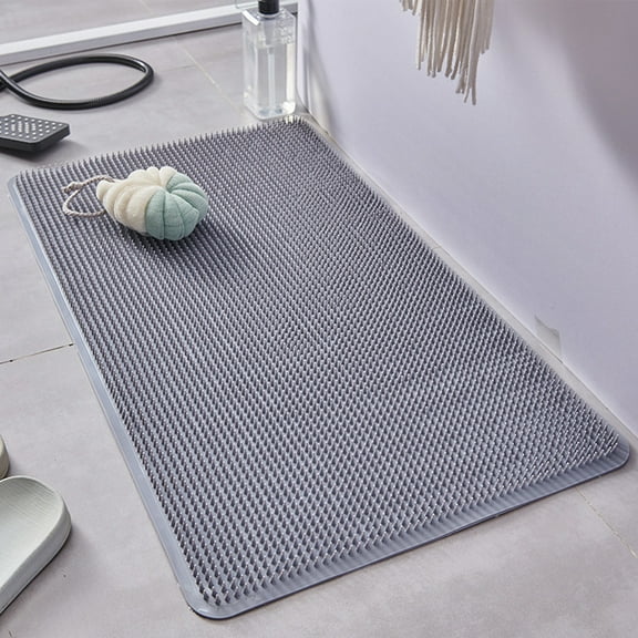 Washable Rug Quick Dry Mat Bathroom Absorbent Bath Mat Shower Carpet Mat Door Rugs for Entryway Indoor Bathroom Rugs Clearance, 67x34cm/26.38x13.39in