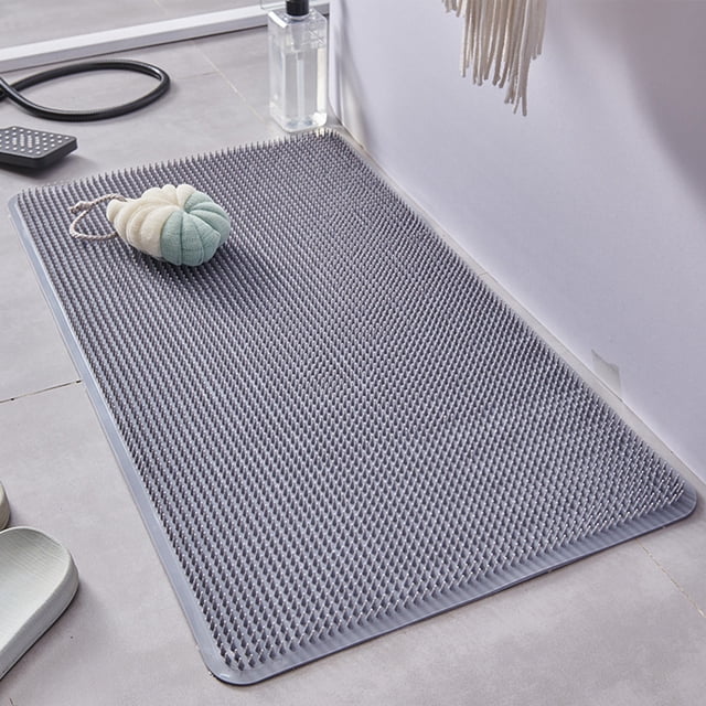 Xihbxyly Alfombrilla de Baño Antideslizante de Pvc para Masaje de Pies, con Ventosa Resistente, Fácil de Limpiar, Ideal para Zonas Húmedas, Ideal para El Hogar y El Spa, con Elegantes Opciones de Col