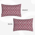 thumbnail image 2 of Fuzoiu Hearts And Lines Print Fuzzy Pillowcases, Super Soft Pillow Case Cover with Zipper for Bedroom, Sofa, Couch,Cozy Pillow Shams for All Seasons-14"x20", 2 of 6