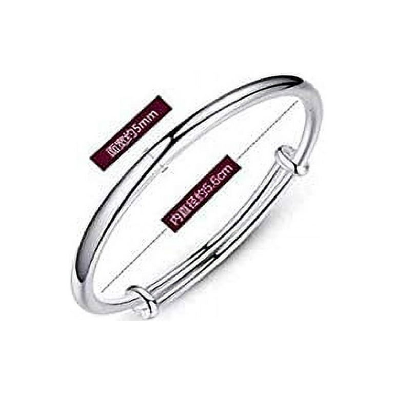 NAMZI Simple Style 925 Sterling Silver Bangle Women Gift
