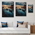 thumbnail image 4 of Designart "Port Harbor Charm III" Nautical & Beach Print on Natural Pine Wood, 4 of 5