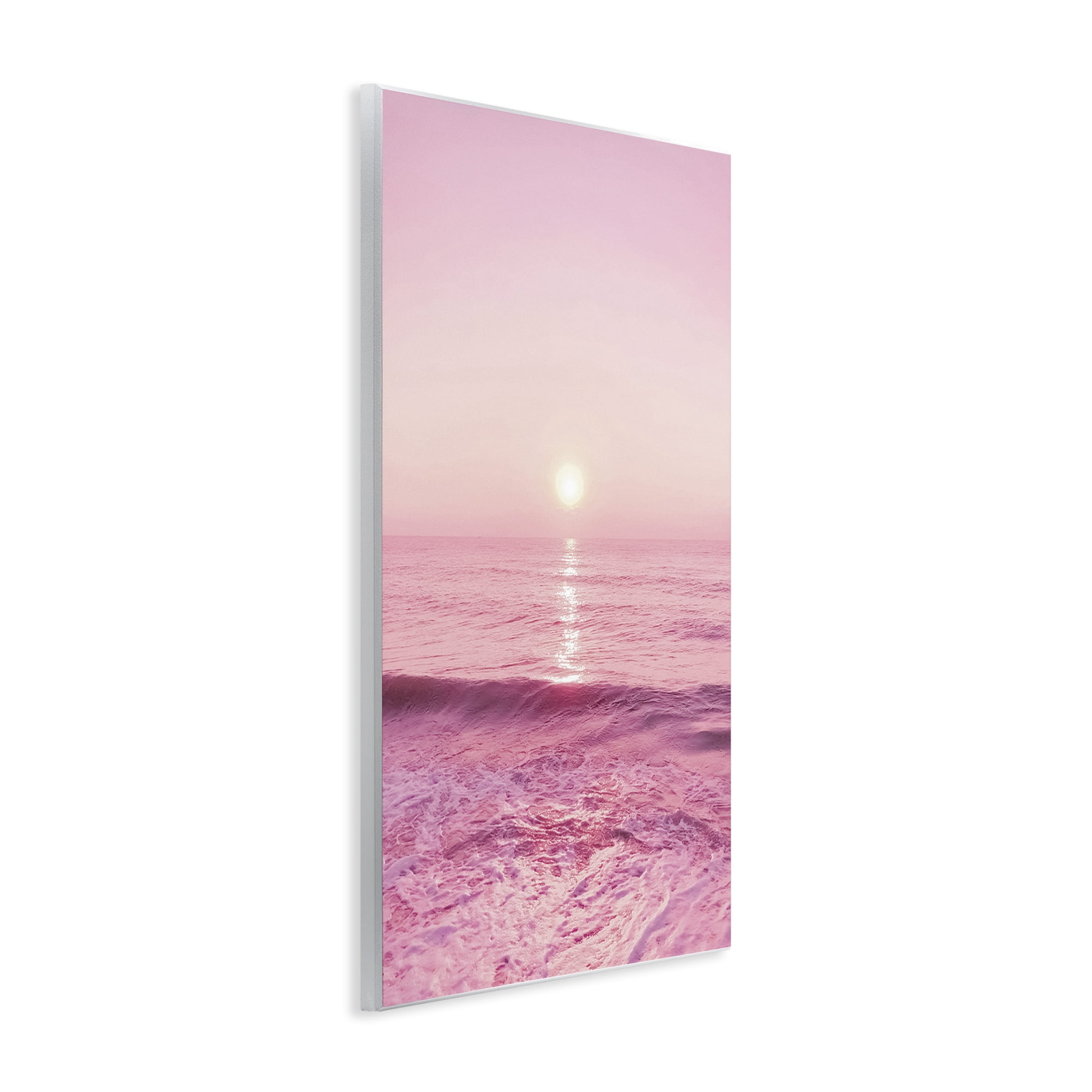 Stupell Industries Peachy Pink Sunset Landscape & Nature Photography Unframed Art Print Wall Art, 10 x 15
