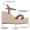 thumbnail image 2 of Journee Collection Womens Raniya Tru Comfort Foam Espadrille Platform Wedge Sandals, 2 of 6