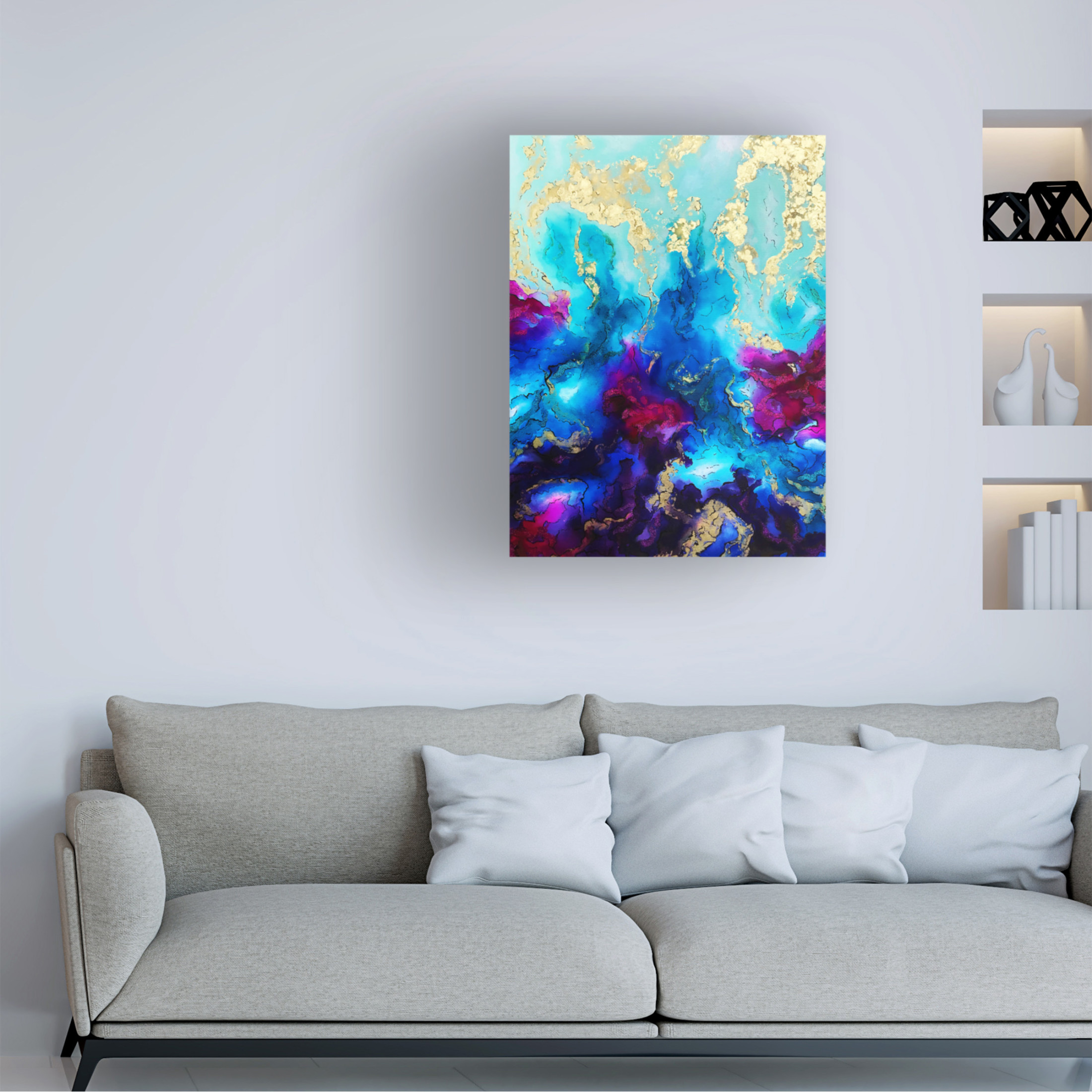 Trademark Fine Art Alyson Storms  Andromeda Canvas Wall Art