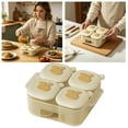 thumbnail image 2 of Silicone Baby Food Freezer Tray 40ml, Stackable Food Grade Containers with Measurement Marks for Purees Breastmilk, 2 of 4