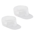 thumbnail image 1 of 2 Unids Gorro de Malla Transpirable Ajustable Sombrero de Cocinero Casquillo de Panadero Cubierta, 1 of 9