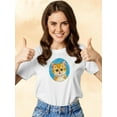 thumbnail image 2 of Shocked Cat T-Shirt Women -Kayomi Harai Designs, Female Small, 2 of 4