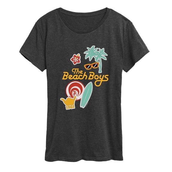 The Beach Boys - Faux Patches - Women's Short Sleeve Graphic T-Shirt