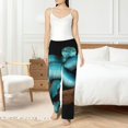 thumbnail image 4 of Balery Blue Viper Snake Pantalones de pijama para mujer, pijamas ultraligeros, pantalones de estar por casa-X-Large, 4 of 6