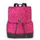thumbnail image 1 of Disketp Rose Red Glitter Mochila de Cuero para Mujer, Bolso de Espalda Antirrobo con Estilo para Viaje, Trabajo y Uso Diario, 1 of 4