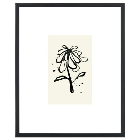 SAFAVIEH Wild & Free 16 in. x 20 in. Framed Wall Art, Ivory/Black